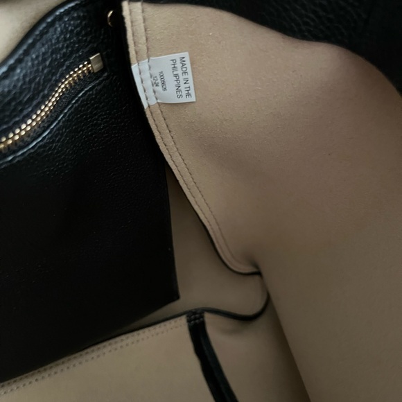 Tory Burch Black Romi Leather Tote - Picture 6 of 10